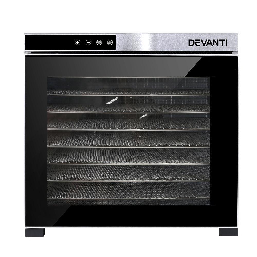 Devanti 10 Trays Food Dehydrator Stainless Steel Tray - Ozstylz