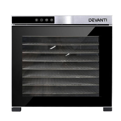 Devanti 10 Trays Food Dehydrator Stainless Steel Tray - Ozstylz