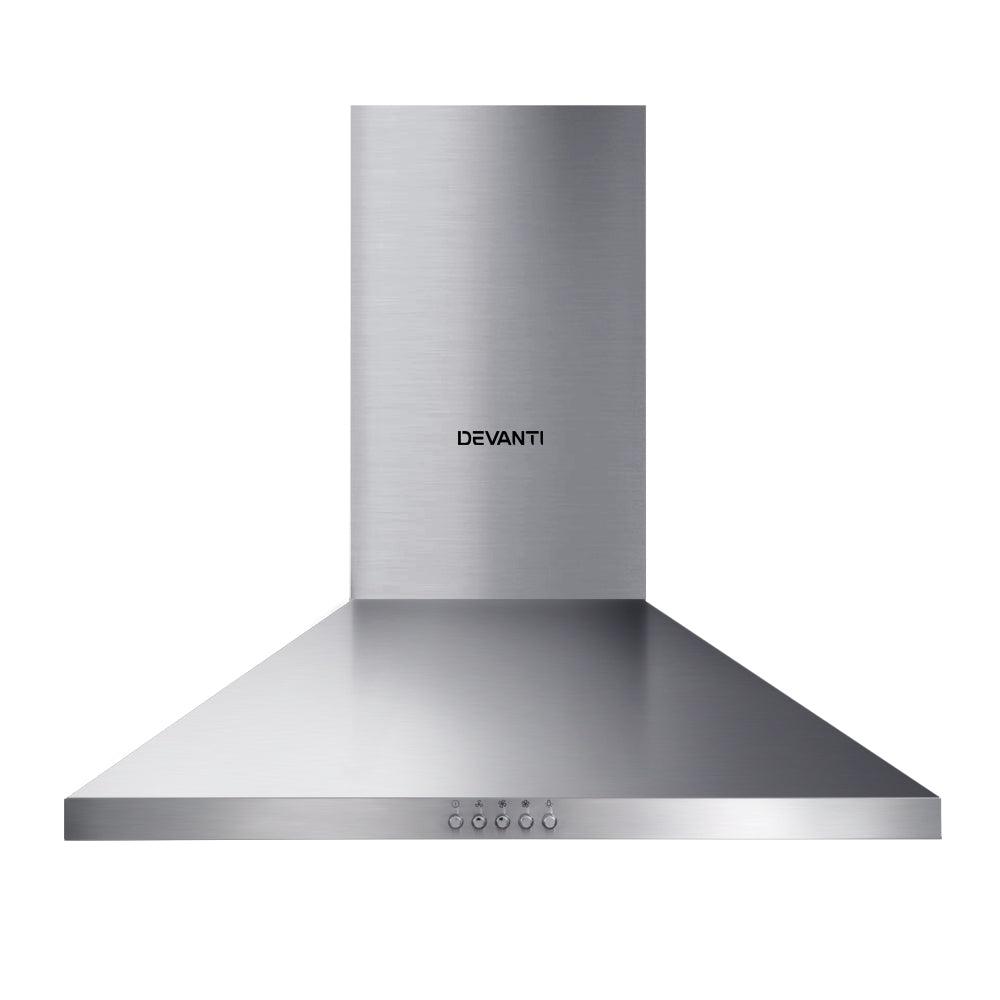 Devanti 600mm Range Hood 60cm Rangehood Stainless Steel - Ozstylz