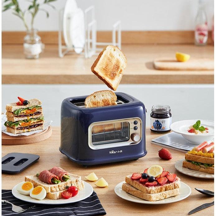 BEAR Double Slots Bread Toaster With Glass Window DSL-C02X1 - Ozstylz