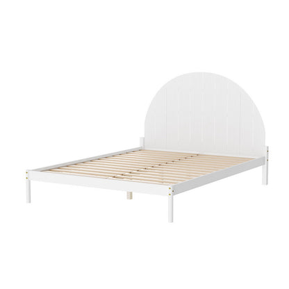 Artiss Bed Frame Queen Size Wooden White DALY - Ozstylz