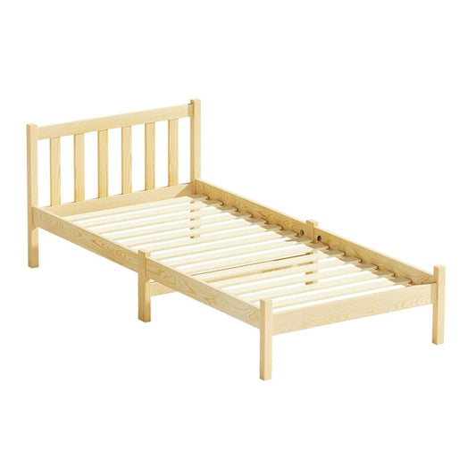 Artiss Bed Frame Single Size Wooden Oak SOFIE - Ozstylz