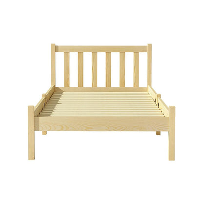 Artiss Bed Frame Single Size Wooden Oak SOFIE - Ozstylz