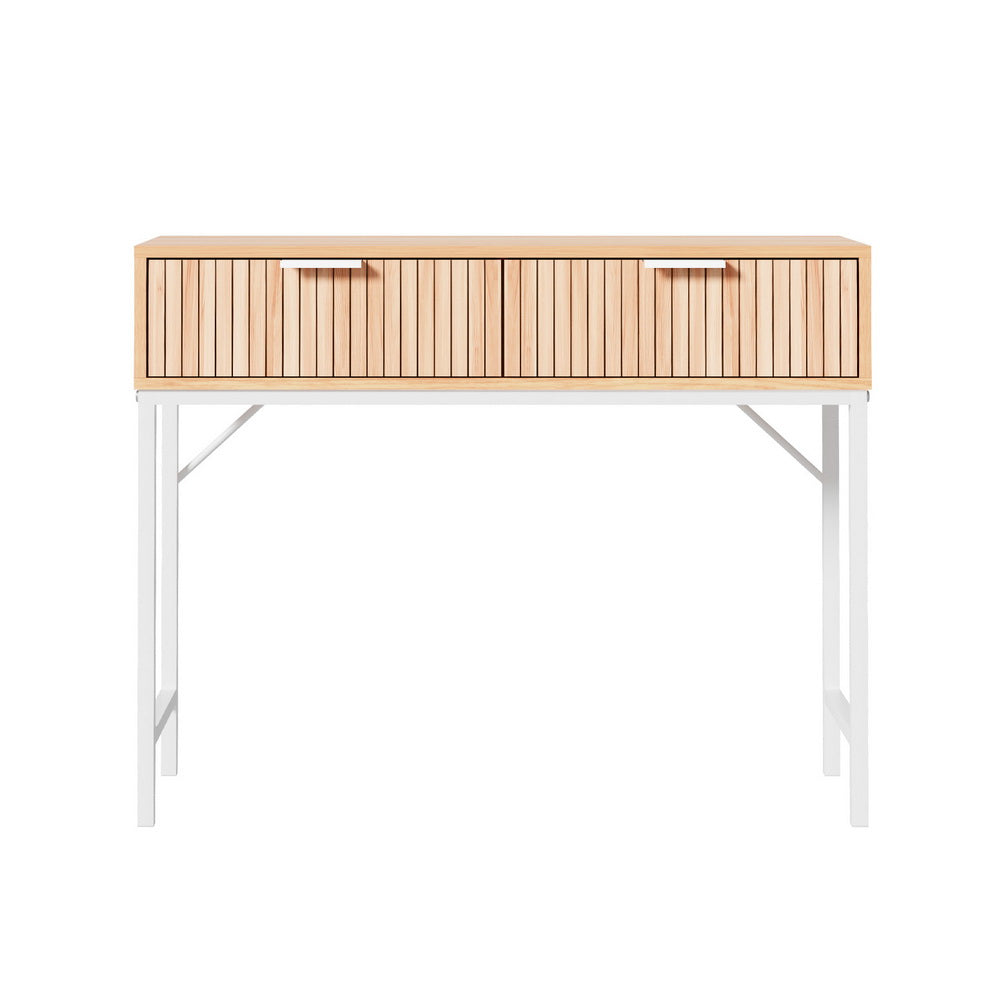 Artiss Console Table 2 Drawers 92CM - Ozstylz