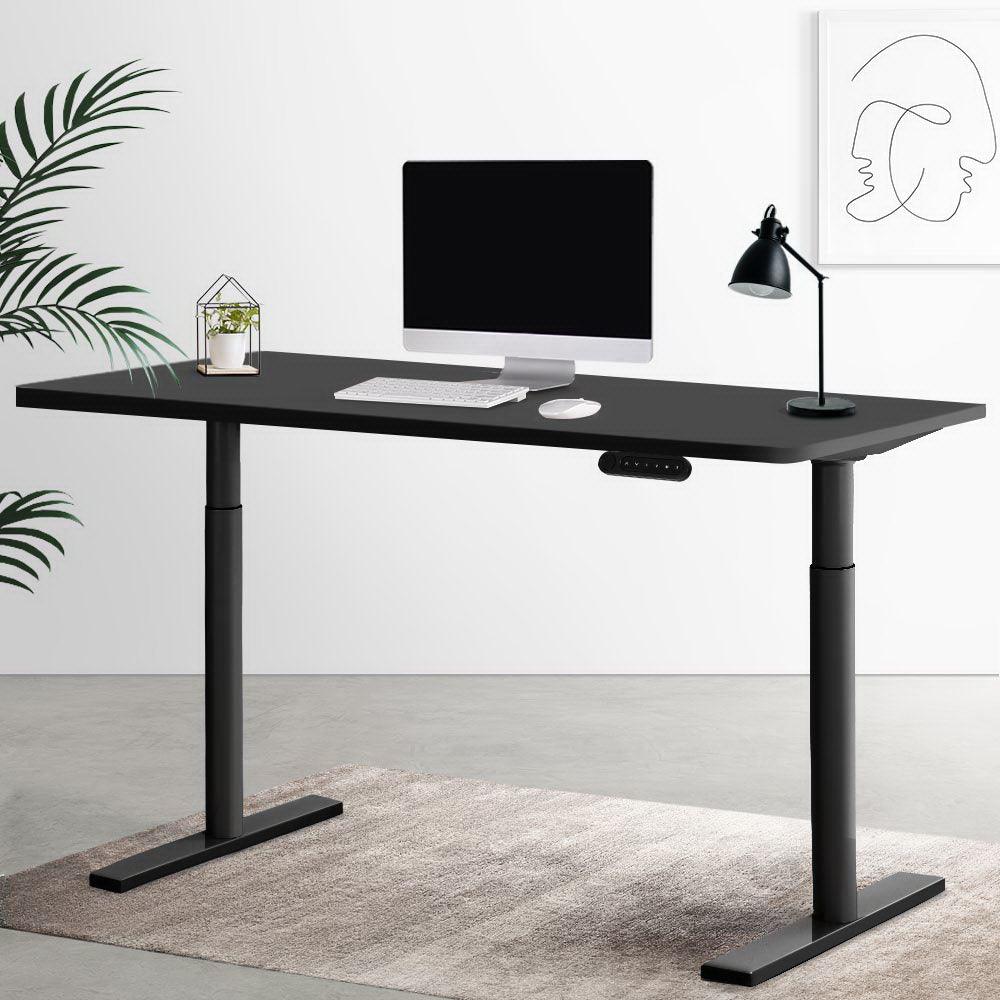 Artiss Standing Desk Motorised Electric Dual Motor Black 120CM - Ozstylz