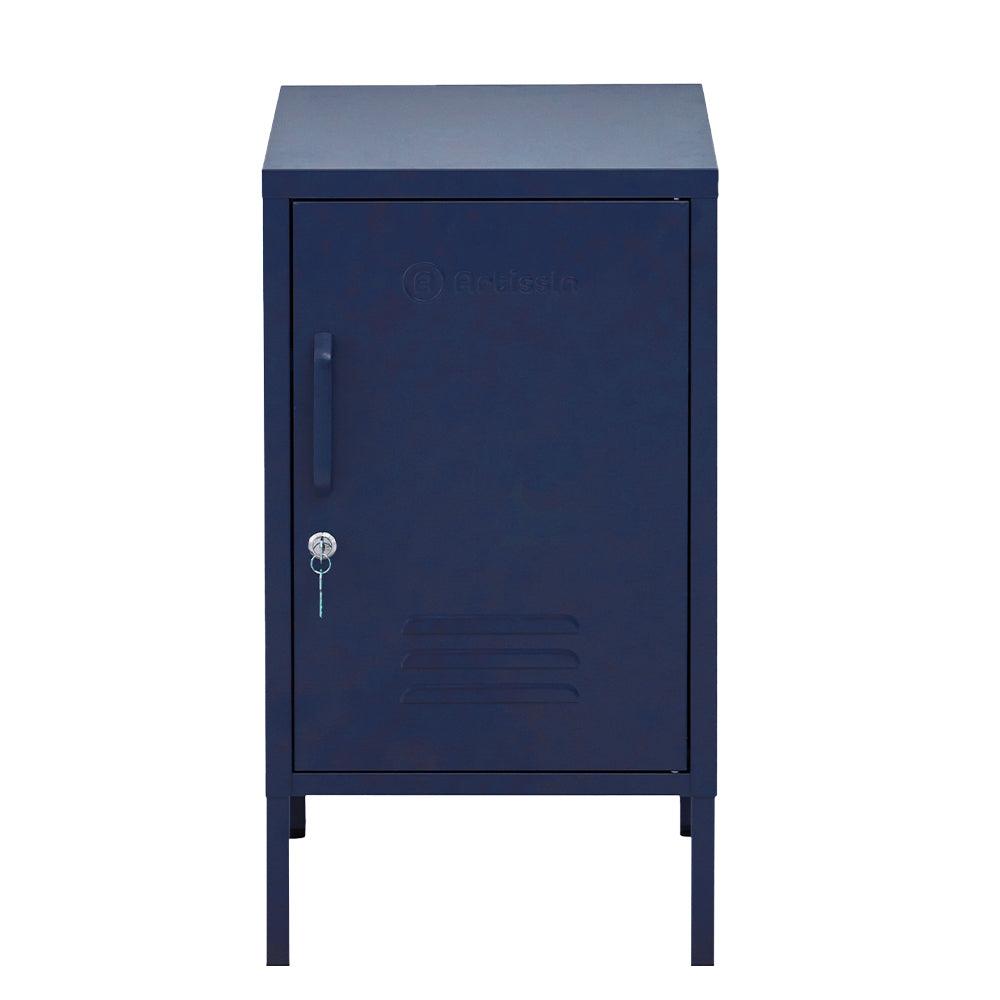 ArtissIn Bedside Table Metal Cabinet - MINI Blue - Ozstylz