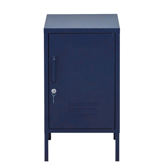 ArtissIn Bedside Table Metal Cabinet - MINI Blue - Ozstylz