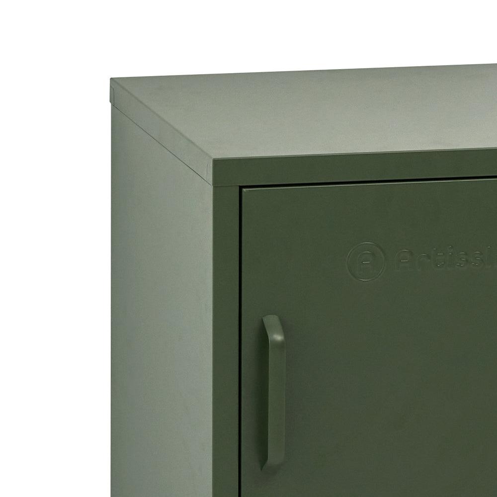 ArtissIn Bedside Table Metal Cabinet - MINI Green - Ozstylz