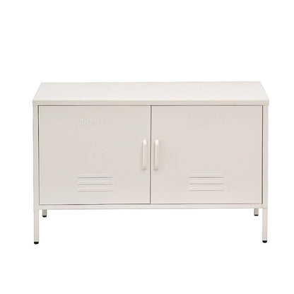 ArtissIn Buffet Sideboard Metal Cabinet - BASE White - Ozstylz