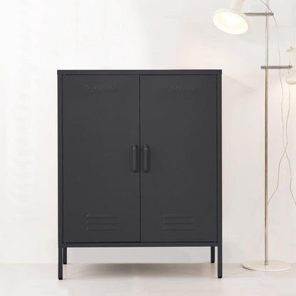 ArtissIn Buffet Sideboard Metal Cabinet - SWEETHEART Charcoal - Ozstylz