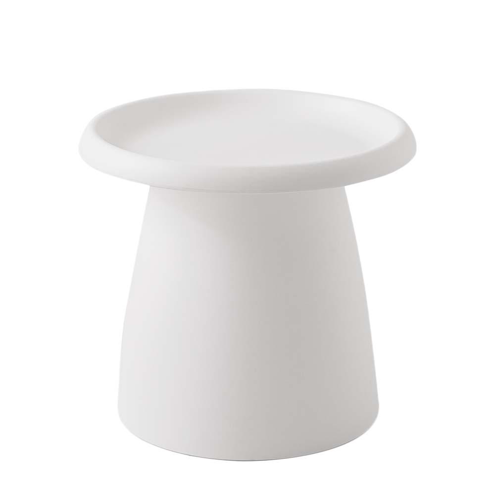 ArtissIn Coffee Table Round 52CM Plastic White - Ozstylz