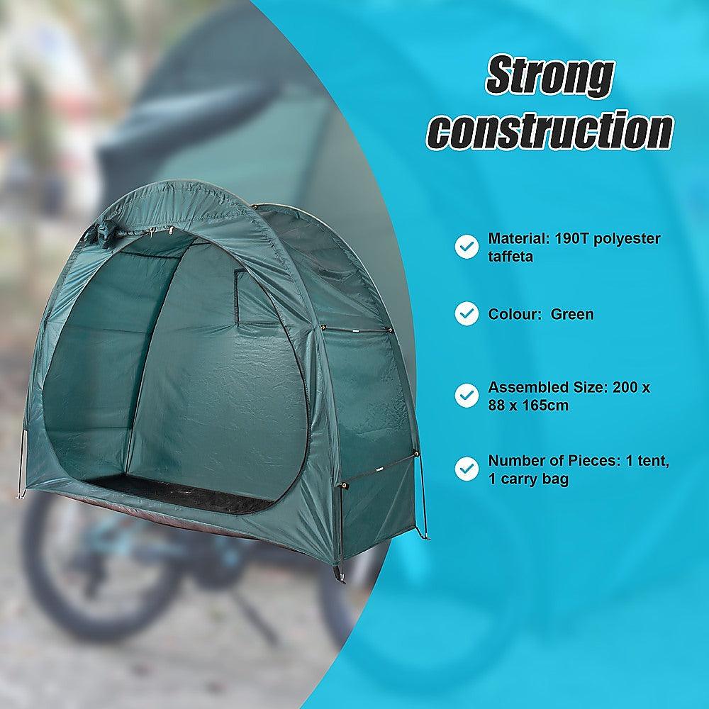 Bicycle Shelter Outdoor Bike Cave Garden Bike Storage Shed Tent Travel - Ozstylz