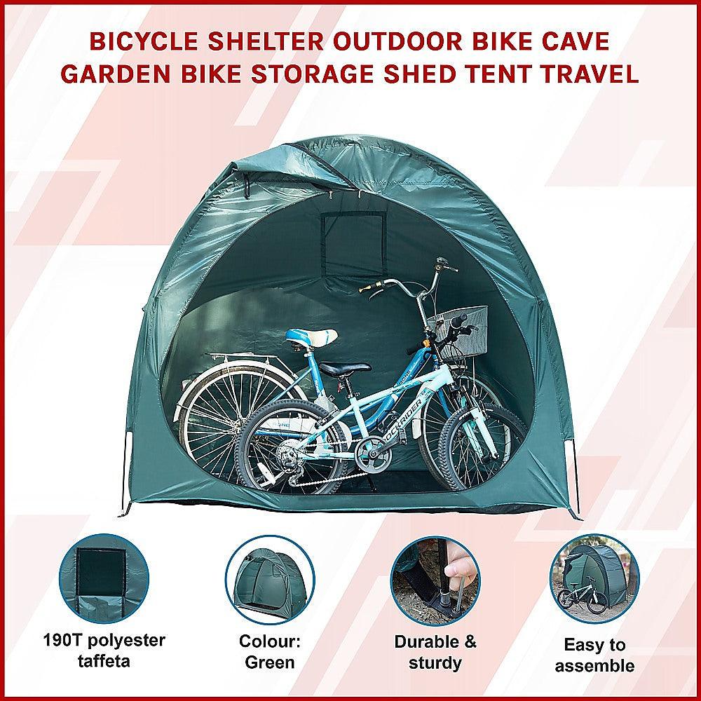 Bicycle Shelter Outdoor Bike Cave Garden Bike Storage Shed Tent Travel - Ozstylz