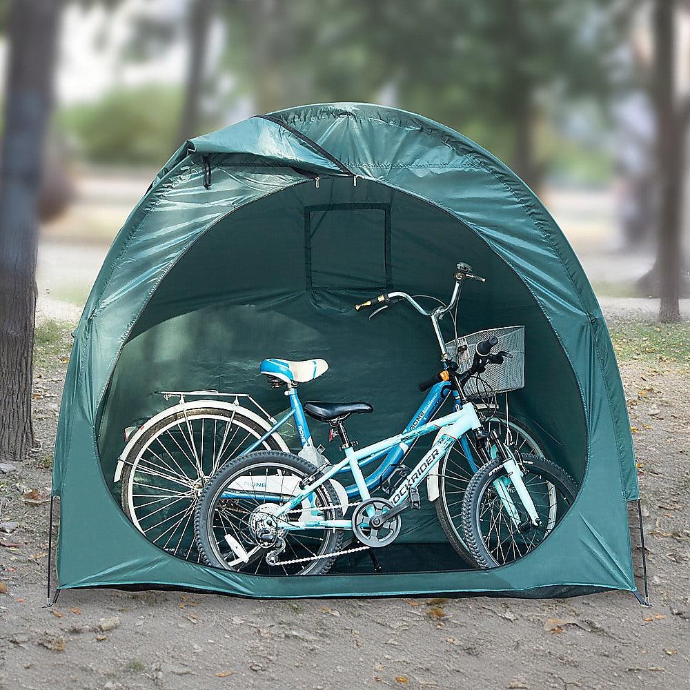 Bicycle Shelter Outdoor Bike Cave Garden Bike Storage Shed Tent Travel - Ozstylz