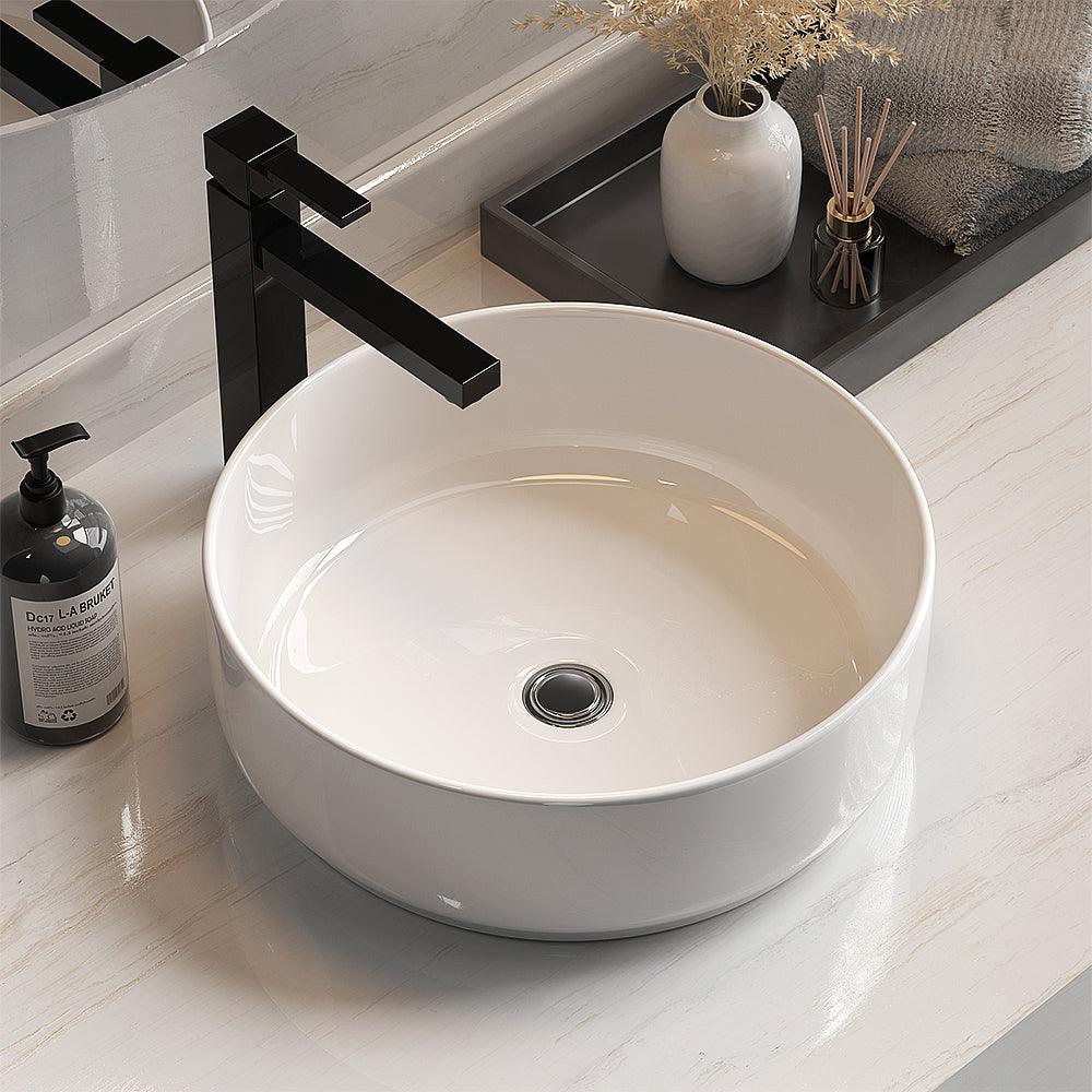 Cefito Bathroom Basin Ceramic Vanity Sink Hand Wash Bowl 35x12cm - Ozstylz