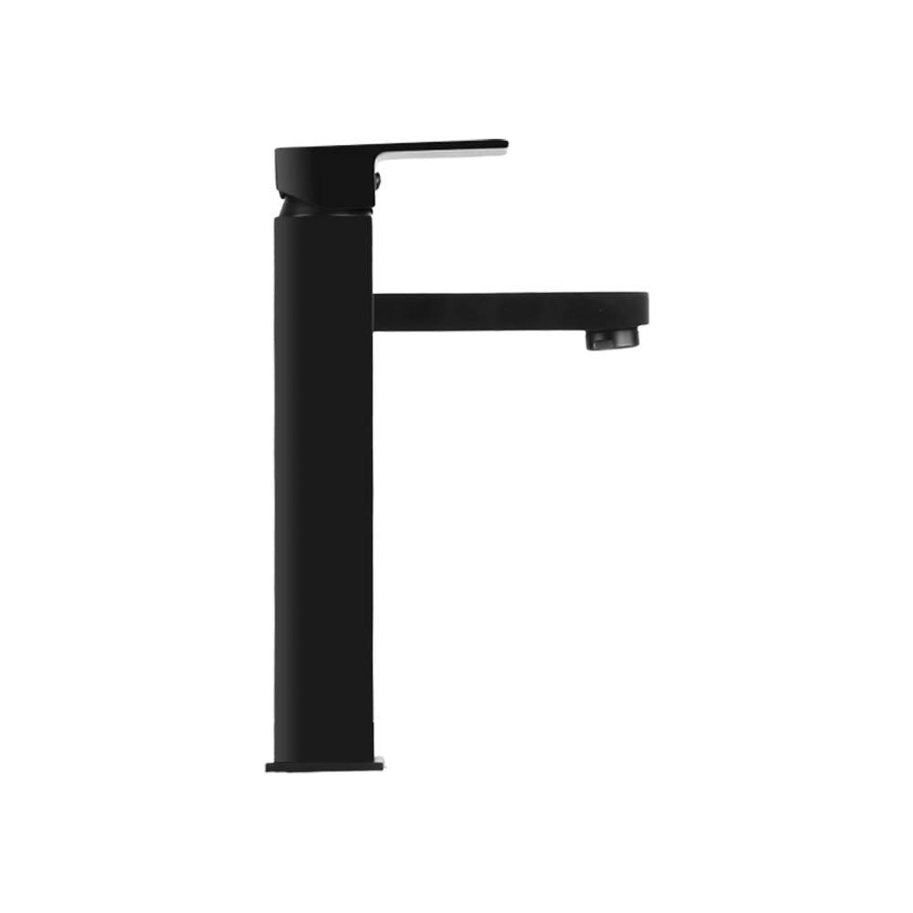 Cefito Bathroom Basin Mixer Tap Square Tall Faucet Vanity Laundry Black - Ozstylz