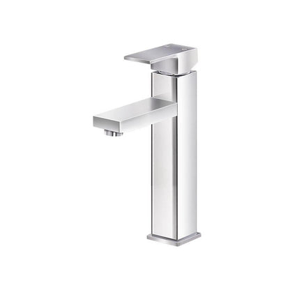 Cefito Bathroom Basin Mixer Tap Square Tall Faucet Vanity Laundry Chrome - Ozstylz