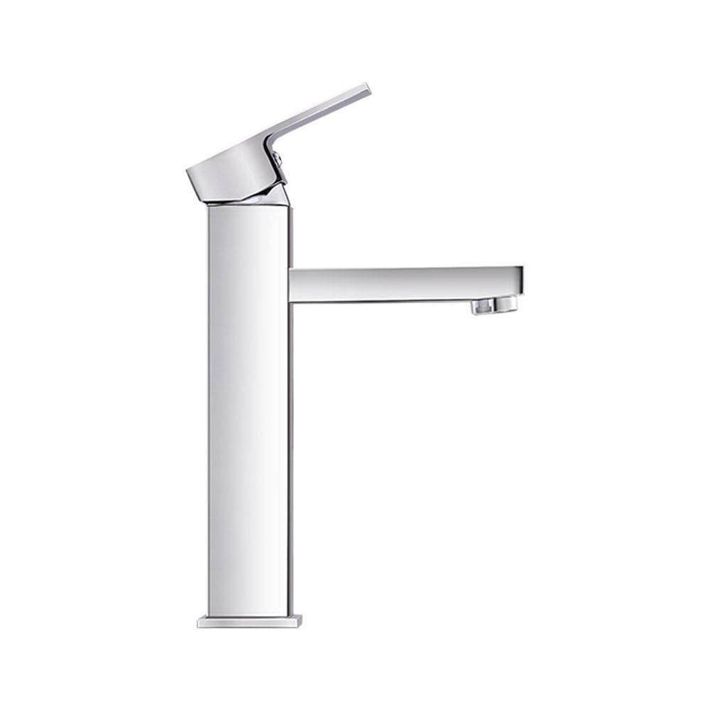 Cefito Bathroom Basin Mixer Tap Square Tall Faucet Vanity Laundry Chrome - Ozstylz