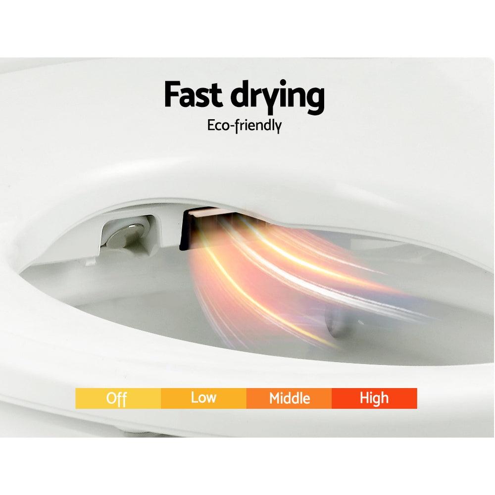 Cefito Electric Bidet Toilet Seat Cover Auto Smart Water Wash Dry Panel Control - Ozstylz