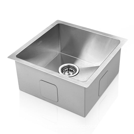 Cefito Kitchen Sink 36X36CM Stainless Steel Nano Basin Single Bowl Silver - Ozstylz