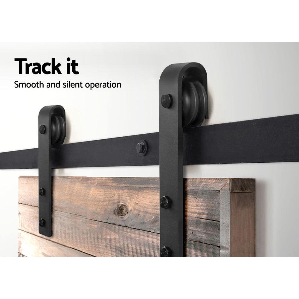 Cefito Sliding Barn Door Hardware Track Set 2m - Ozstylz