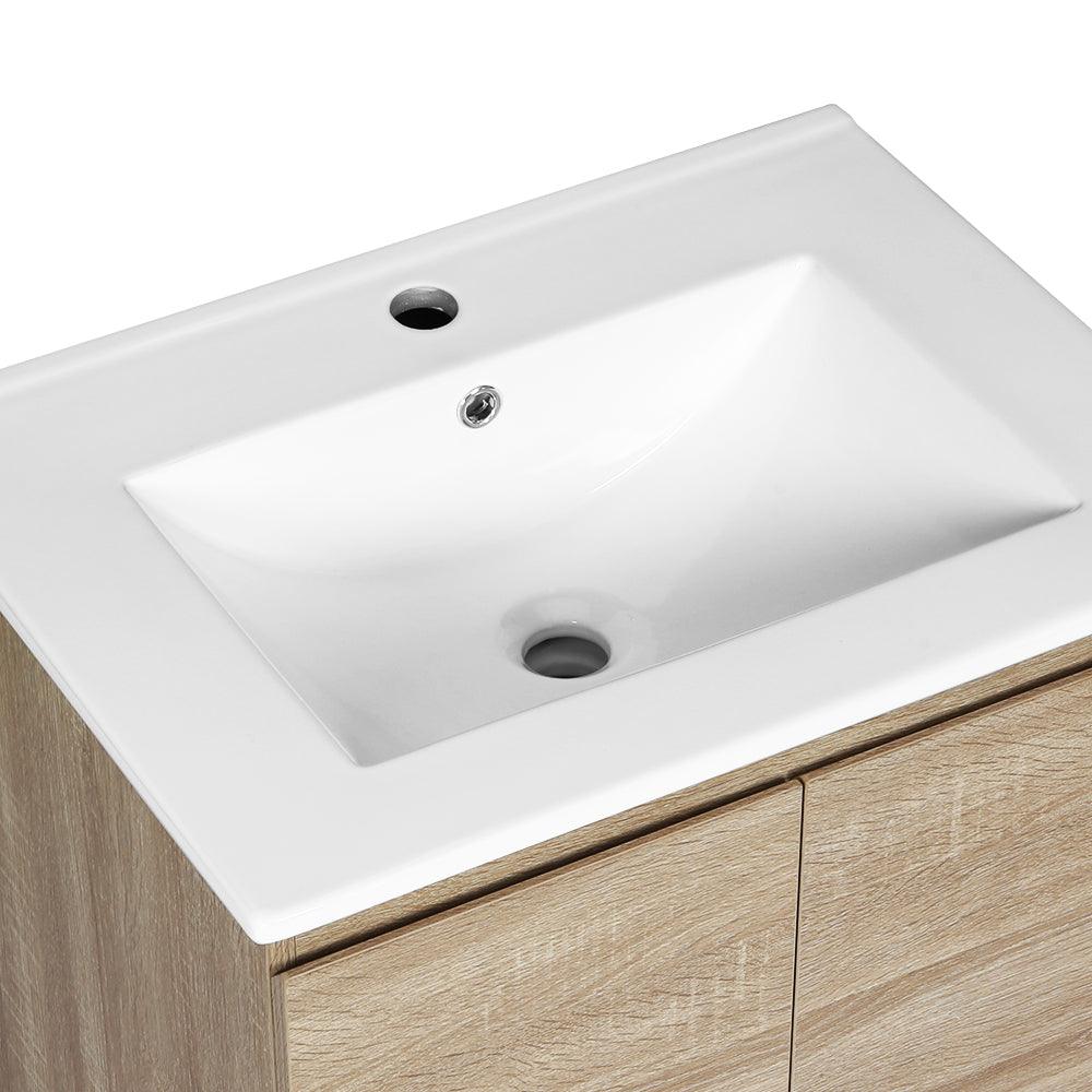 Cefito Vanity Unit 600mm with Basin Oak - Ozstylz