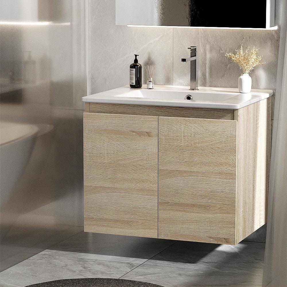 Cefito Vanity Unit 600mm with Basin Oak - Ozstylz