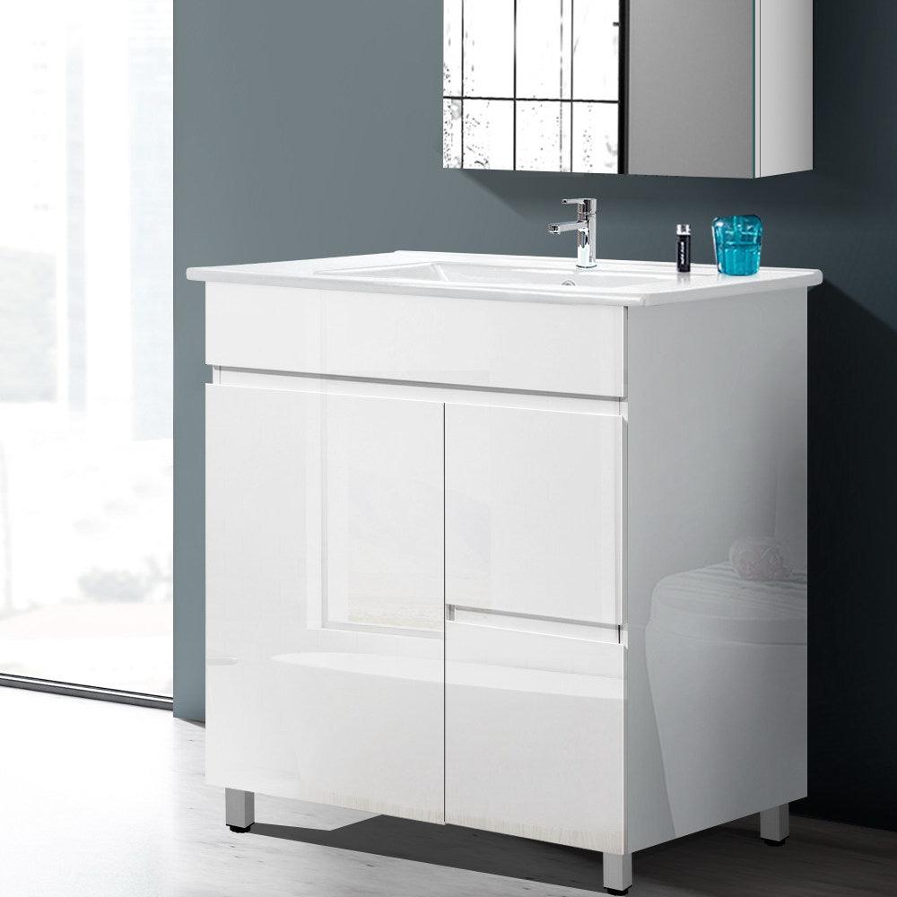 Cefito Vanity Unit 765mm Freestanding Basin Cabinet - Ozstylz