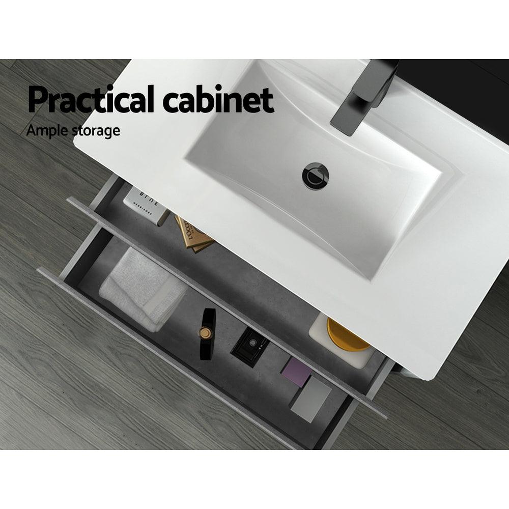 Cefito Vanity Unit 915mm with Basin Grey - Ozstylz