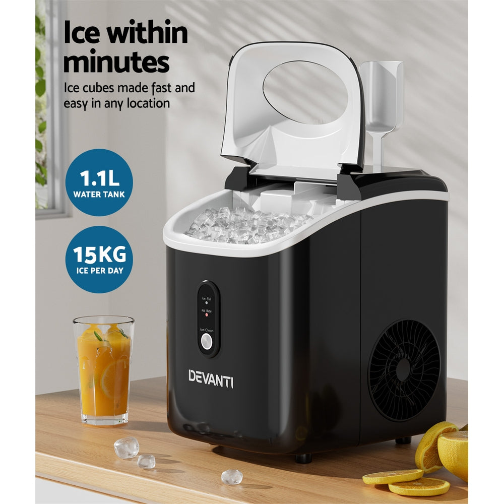 Devanti 15kg Nugget Ice Maker Machine - Ozstylz