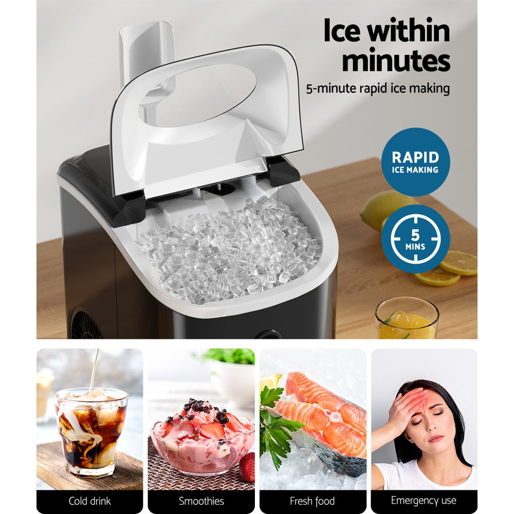 Devanti 15kg Nugget Ice Maker Machine - Ozstylz