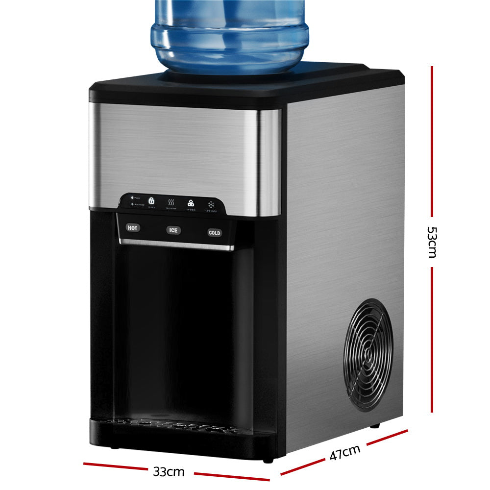 Devanti 20kg Ice Maker Machine with Water Dipenser - Ozstylz