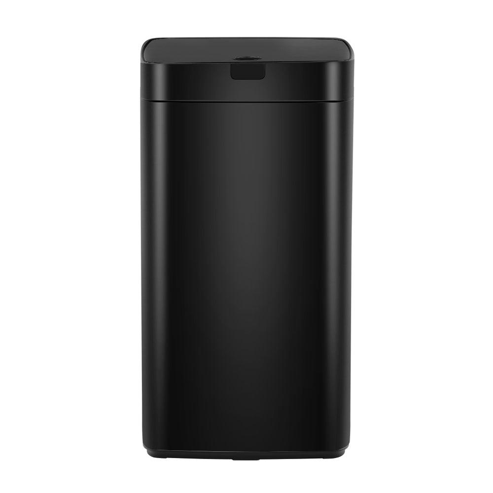 Devanti 45L Motion Sensor Bin Rubbish Automatic Black - Ozstylz