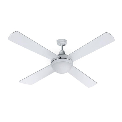 Devanti 52'' Ceiling Fan AC Motor w/Light w/Remote - White - Ozstylz