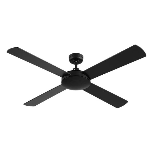 Devanti 52'' Ceiling Fan w/Remote - Black - Ozstylz