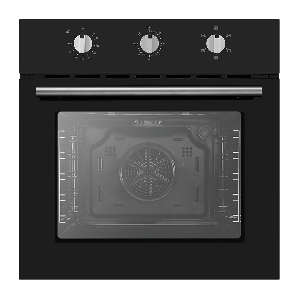 Devanti 60cm Electric Built In Wall Oven Stainless Steel - Ozstylz