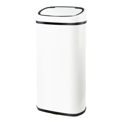 Devanti 68L Motion Sensor Bin Rubbish Automatic White - Ozstylz