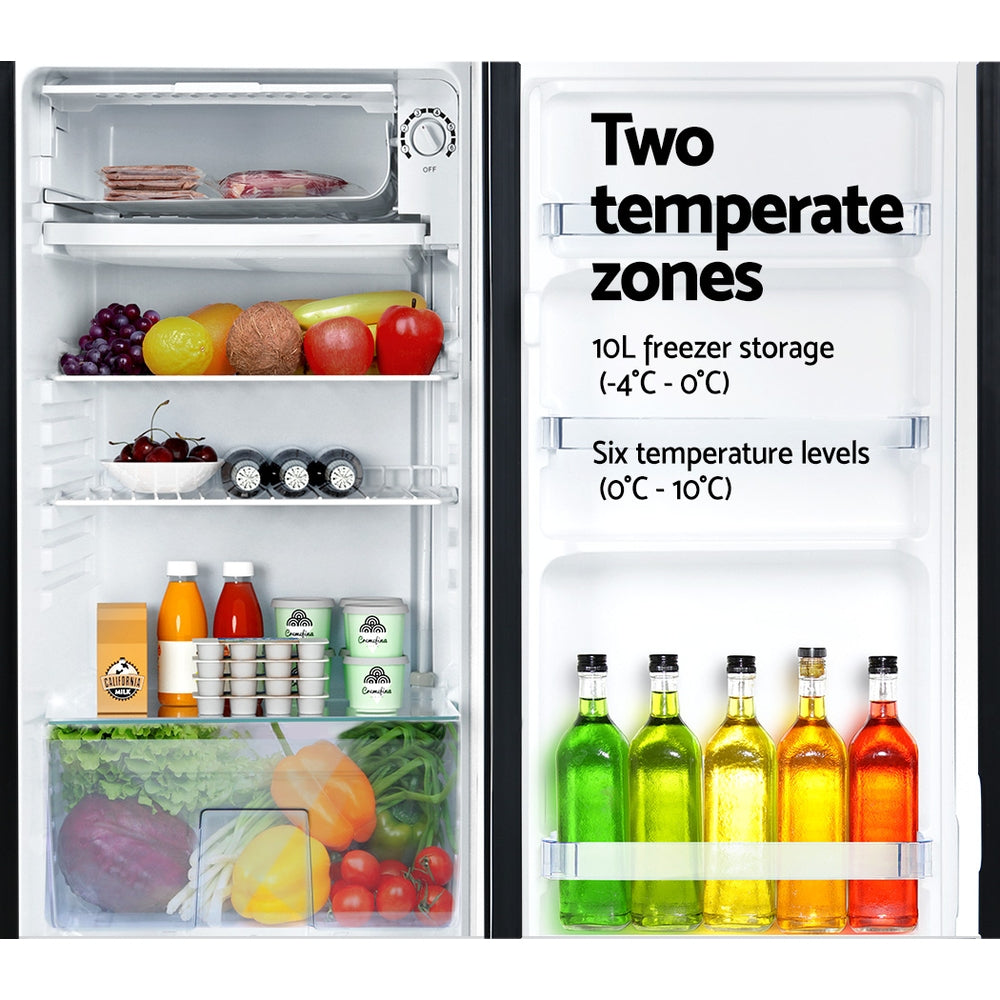 Devanti 95L Bar Fridge Black - Ozstylz