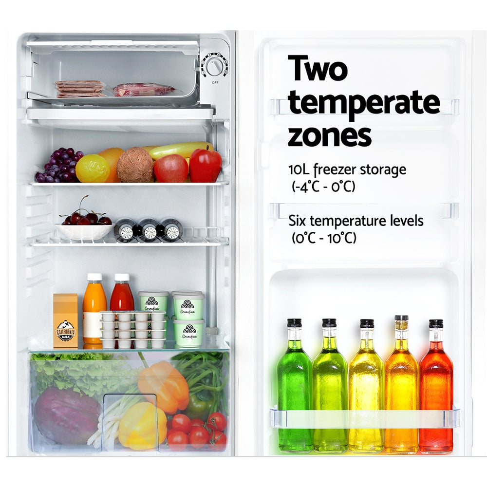 Devanti 95L Bar Fridge White - Ozstylz