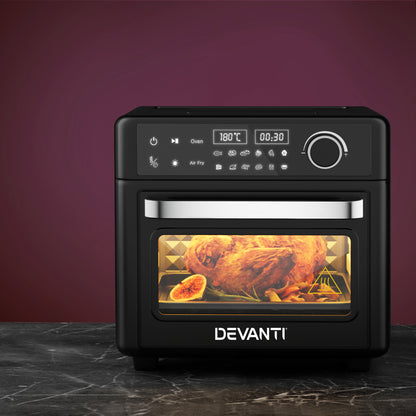 Devanti Air Fryer 15L LCD Fryers Oven - Ozstylz