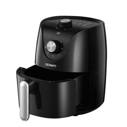 Devanti Air Fryer 2.5L Knob Fryers - Ozstylz