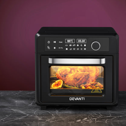 Devanti Air Fryer 20L LCD Fryers Oven - Ozstylz