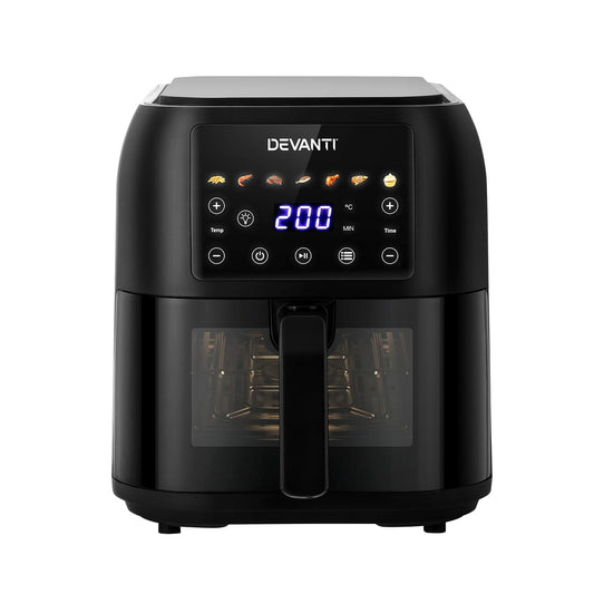 Devanti Air Fryer 8L LCD Fryers - Ozstylz