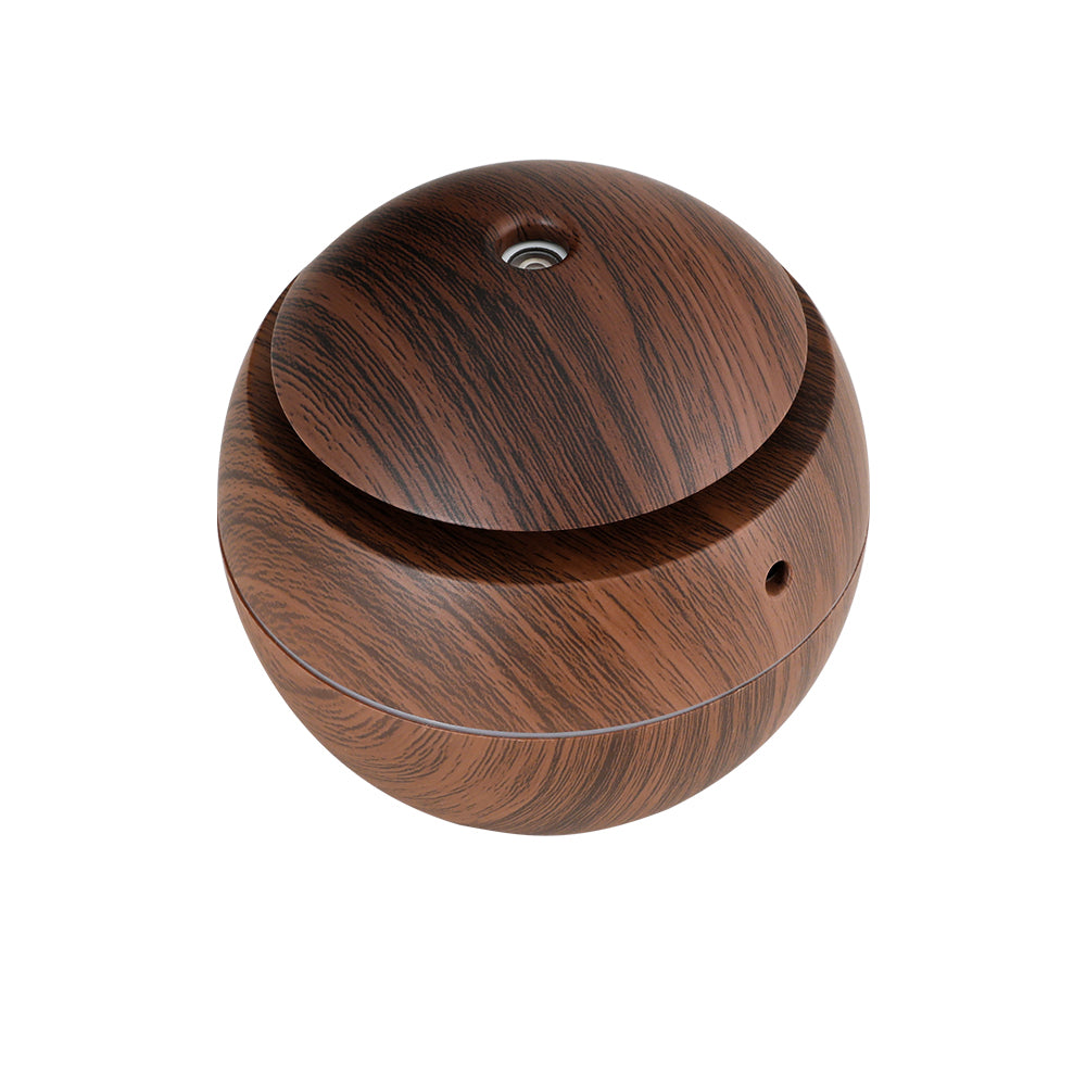 Devanti Aroma Diffuser Aromatherapy Dark Wood 130ml - Ozstylz