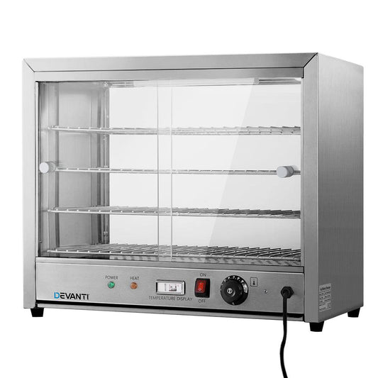 Devanti Commercial Food Warmer Hot Display Showcase Cabinet 64cm - Ozstylz