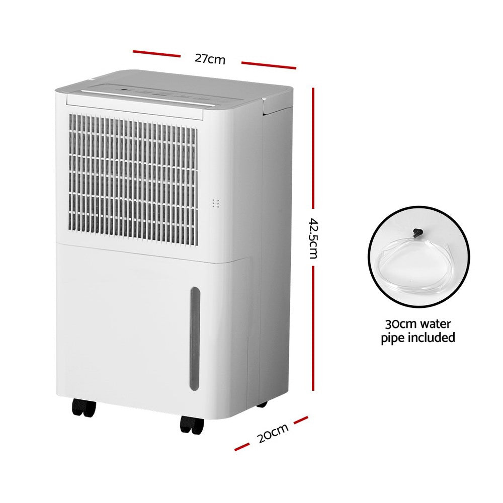 Devanti Dehumidifier 12L Air Purifier White - Ozstylz