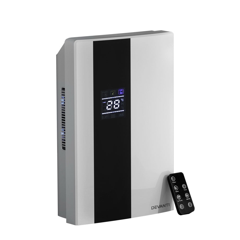 Devanti Dehumidifier 2L Air Purifier White - Ozstylz