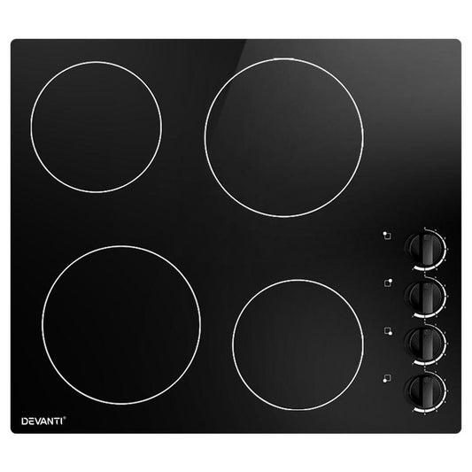 Devanti Electric Ceramic Cooktop 60cm - Ozstylz