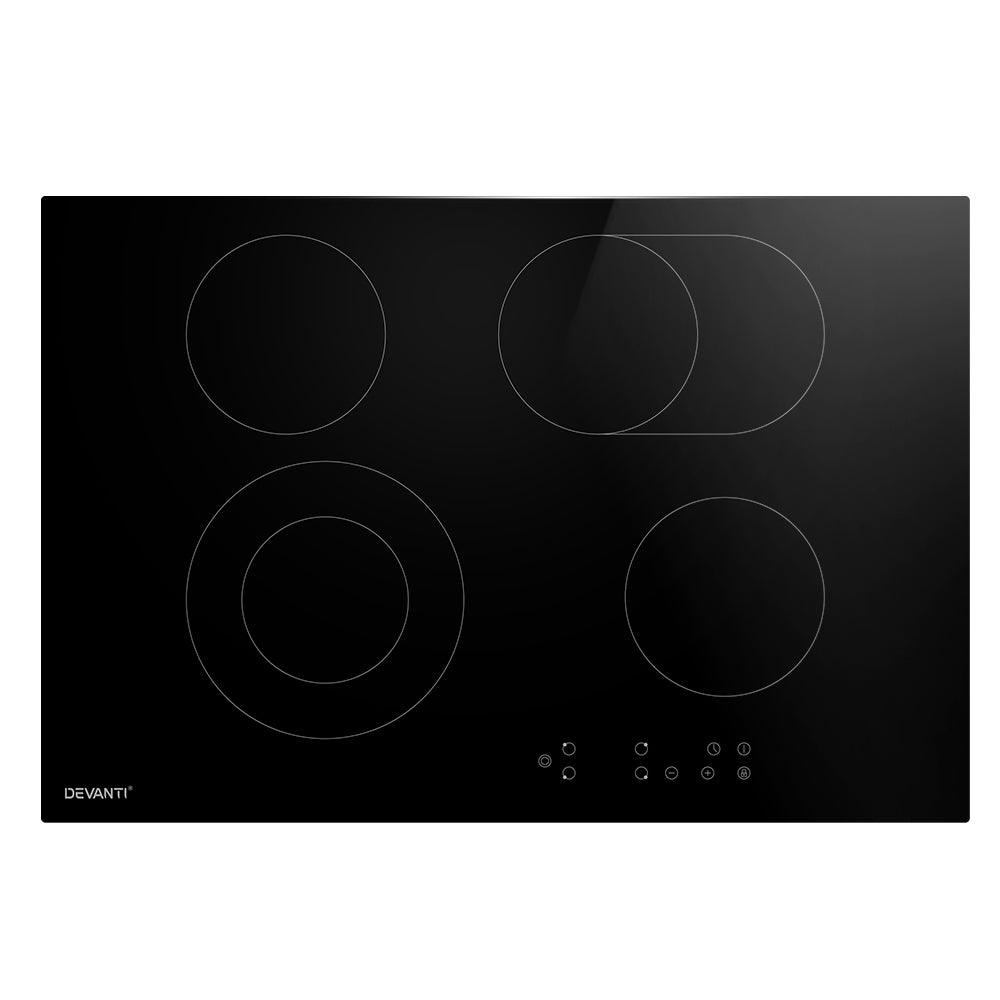 Devanti Electric Ceramic Cooktop 77cm - Ozstylz