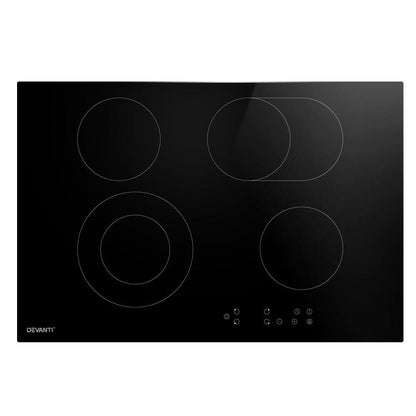 Devanti Electric Ceramic Cooktop 77cm - Ozstylz